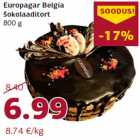 Allahindlus - Europagar Belgia
šokolaaditort
800 g