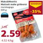 Allahindlus - Maks&Moorits
Maitselt mahe grillvorst