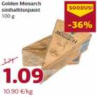 Allahindlus - Golden Monarch
sinihallitusjuust
100 g