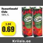 Allahindlus - Tomatimahl
Cido
100%, 1L