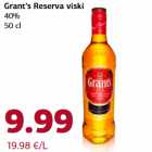 Allahindlus - Grant’s Reserva viski