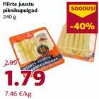 Allahindlus - Hiirte juustu
piknikupulgad
240 g