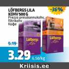 Allahindlus - LÜFBERGS LILA  KOHV 500 G