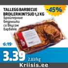 TALLEGG BARBECUE BROILERIKINTSUD 1,2 KG