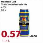 Allahindlus - Meistrite Gildi Traditsiooniline hele õlu 4,8% 0,5 L