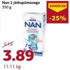 Allahindlus - Nan 2 jätkupiimasegu 350 g