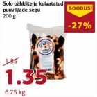 Allahindlus - Solo pähklite ja kuivatatud puuviljade segu 200 g