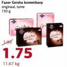 Fazer Geisha kommikarp originaal, tume 150 g