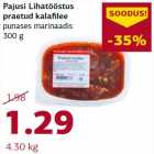 Allahindlus - Pajusi Lihatööstus praetud kalafilee punases marinaadis 300 g