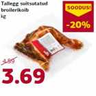 Allahindlus - Tallegg suitsutatud
broilerikoib
kg