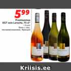 Allahindlus - Prantsusmaa
KGT vein Laroche, 75 cl*