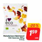 Mahedad juurviljakrõpsud
ICA i love eco, 100 g