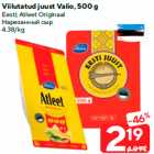 Viilutatud juust Valio, 500 g

