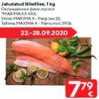 Jahutatud lõhefilee, 1 kg
