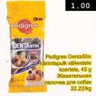 Allahindlus - Pedigree DentaStix närimispulk väikestele koertele, 45 g