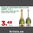 Allahindlus - ITAALIA VAHUVEIN ROCCA DEI
FORTI 0,75 L