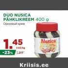 Allahindlus - DUO NUSICA
PÄHKLIKREEM 400 g