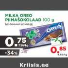 Allahindlus - MILKA OREO
PIIMAŠOKOLAAD 100 g