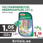 Allahindlus - VICI MARINEERITUD
HEERINGAFILEE 240 g