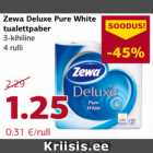 Allahindlus - Zewa Deluxe Pure White tualettpaber