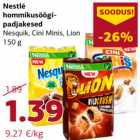 Allahindlus - Nestlé
hommikusöögipadjakesed