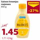 Allahindlus - Salvest kreemjas
majonees
850 g