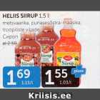 HELIIS SIIRUP 1,5 L