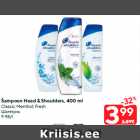 Šampoon Head & Shoulders, 400 ml

