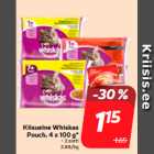 Kiisueine Whiskas
Pouch, 4 x 100 g*
