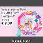 Allahindlus - Veega täidetud Poni My Little Pony, 1 komplekt*