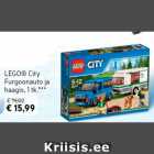 Allahindlus - LEGO City Furgoonauto ja haagis, 1 tk***