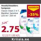 Allahindlus - Head&Shoulders
šampoon