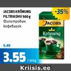 Allahindlus - JACOBS KRÖNUNG FILTRIKOHV 500 g