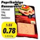 Allahindlus - Paprikalõige Rannarootsi (viilutatud) 150g