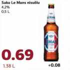 Allahindlus - Saku Le Mans nisuõlu
4,2%
0,5 L