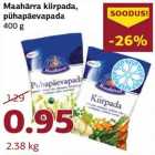 Allahindlus - Maahärra kiirpada,
pühapäevapada
400 g