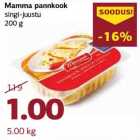 Allahindlus - Mamma pannkook
singi-juustu
200 g