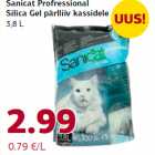 Allahindlus - Sanicat Profressional
Silica Gel pärlliiv kassidele
3,8 L