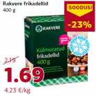 Allahindlus - Rakvere frikadellid
400 g