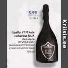 Allahindlus - Itaalia KPN kuiv vahuvein NUA Prosecco 750 ml