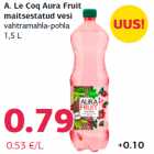 Allahindlus - A. Le Coq Aura Fruit
maitsestatud vesi