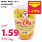 Marta Kulinaaria
juustupallid
170 g