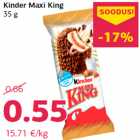 Allahindlus - Kinder Maxi King
35 g