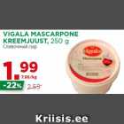 VIGALA MASCARPONE
KREEMJUUST, 250 g