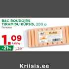 Allahindlus - B&C BOUDOIRS
TIRAMISU KÜPSIS, 200 g