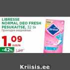 Allahindlus - LIBRESSE
NORMAL DEO FRESH
PESUKAITSE, 32 tk