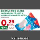 Allahindlus - BIG MILK TRIO JÄÄTIS