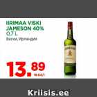 IIRIMAA VISKI
JAMESON 
