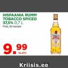 HISPAANIA RUMM
TOBACCO SPICED
