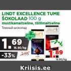 Allahindlus - LINDT EXCELLENCE TUME
ŠOKOLAAD 100 g